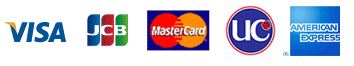 VISA / JCB / MASTAR CARD / UC CARD / AMEX